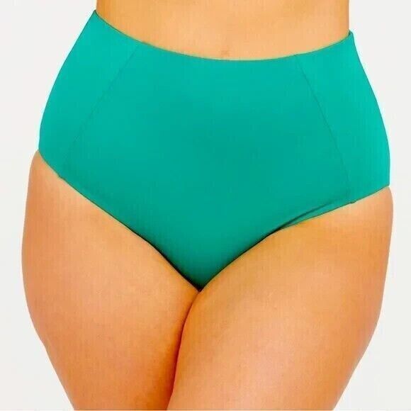 Spanx 50125R Women's Sz L Mystic Green Classic High Rise Swim Brief Bottom - Picture 7 of 8
